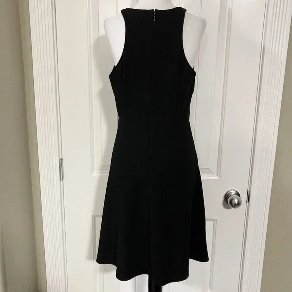 REITMAN'S Vintage black cut out design neckline fit & flare dress ~ SMALL MEDIUM - Picture 14 of 14